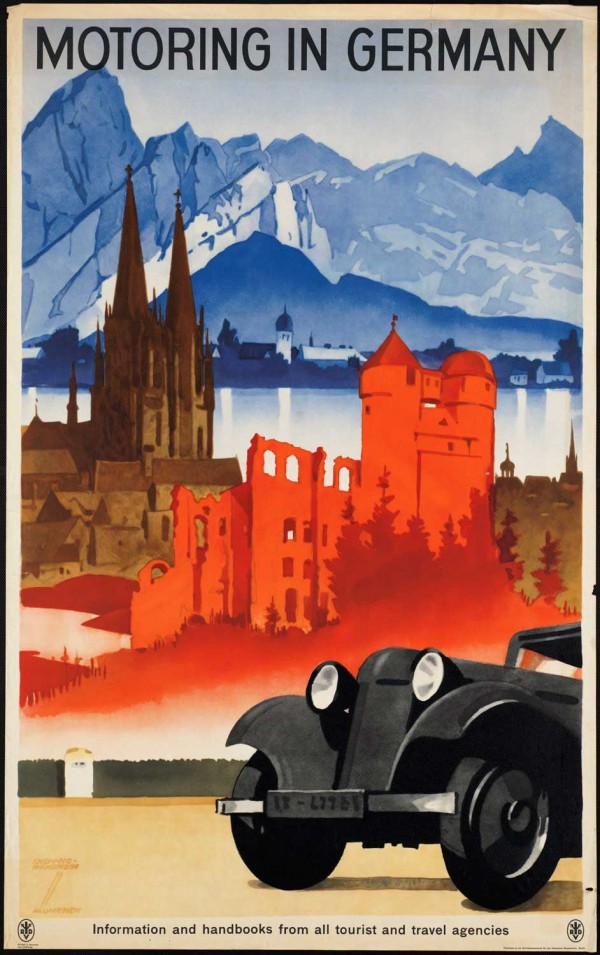 Motoring in Germany by VINTAGE POSTER